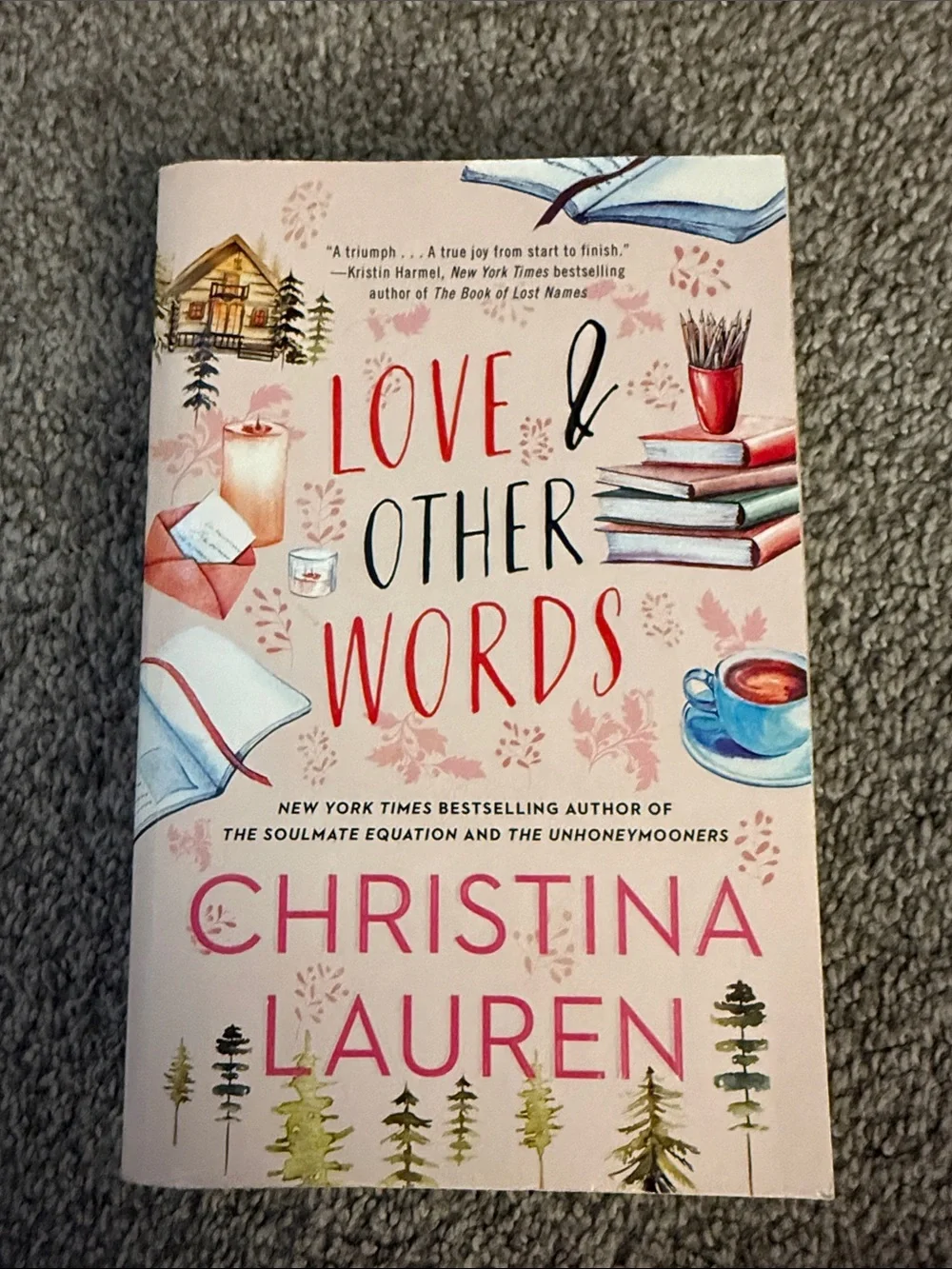 Love & Other Words Paperback Notebook - Pink Cover